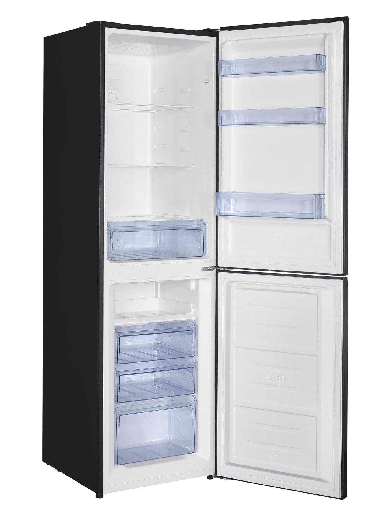 Image 3 of 6 of Swan SR156120B 55cm Wide, Total No Frost, 50/50 split Fridge Freezer - Black