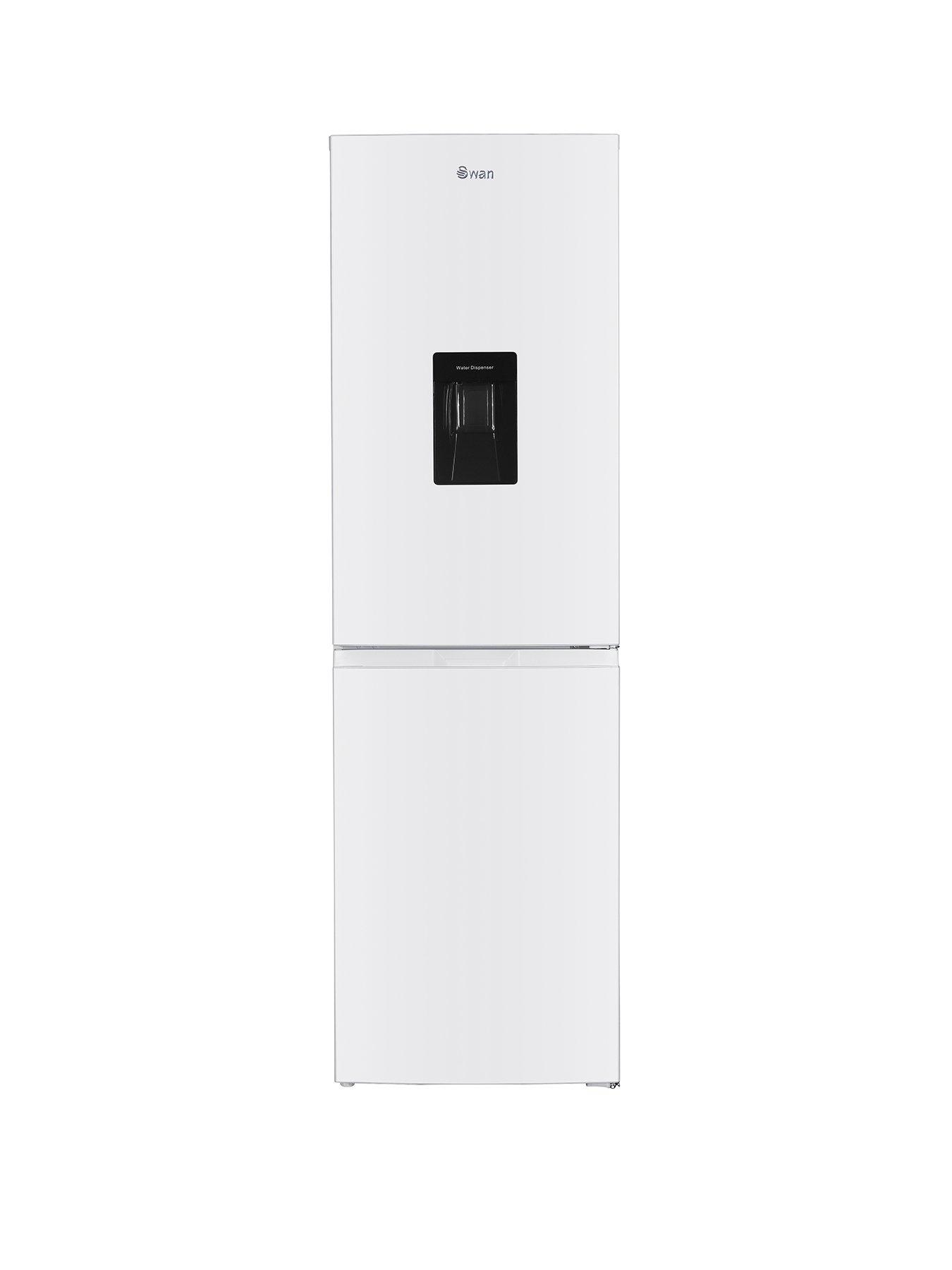 Swan SR156130W 55cm Wide, Total No Frost, 50/50 split, Water Dispenser, Fridge Freezer - White