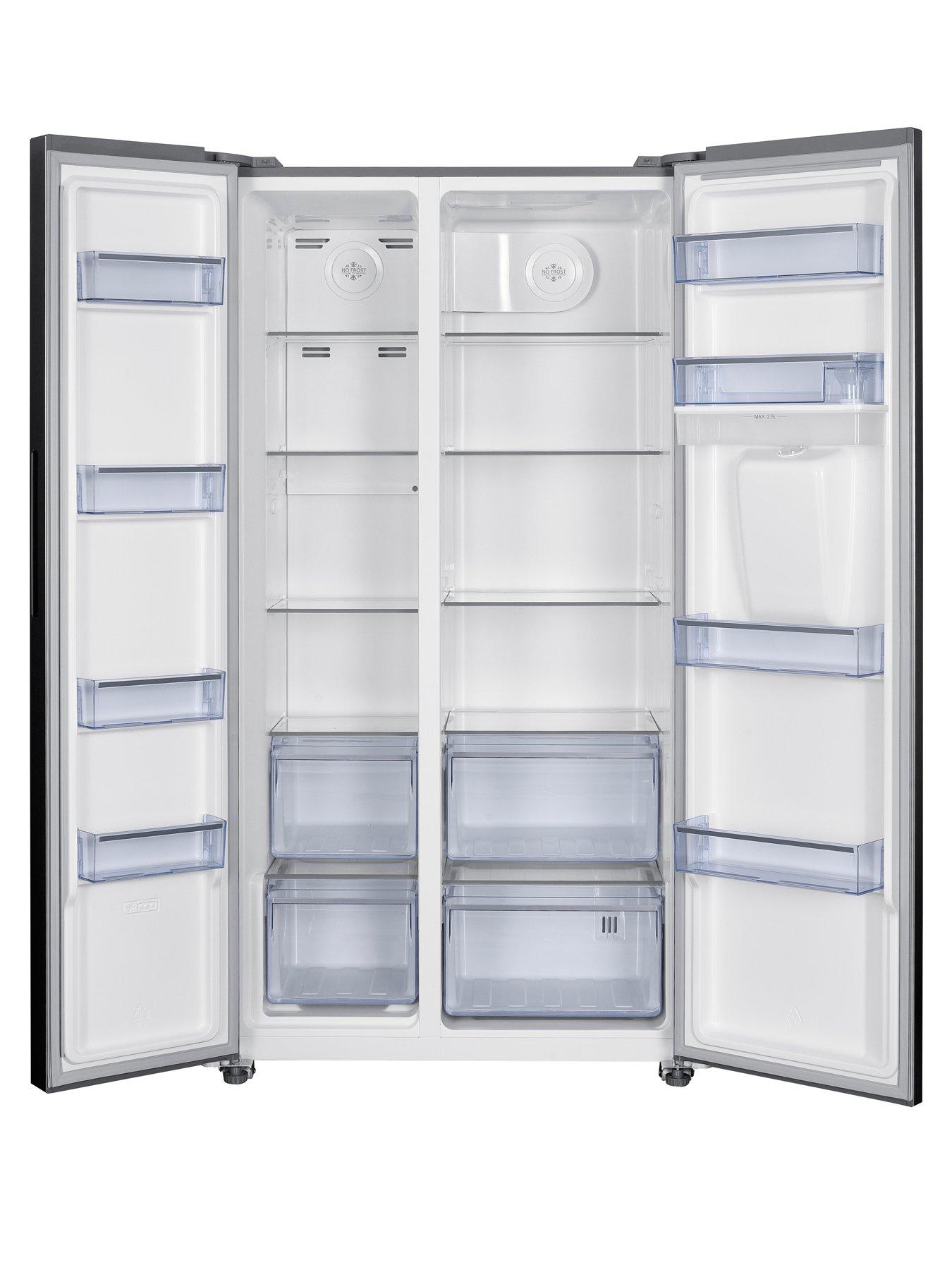 Image 2 of 7 of Swan SR156110I 91cm Wide, Total No Frost, American Style Fridge Freezer with Water Dispenser - Inox