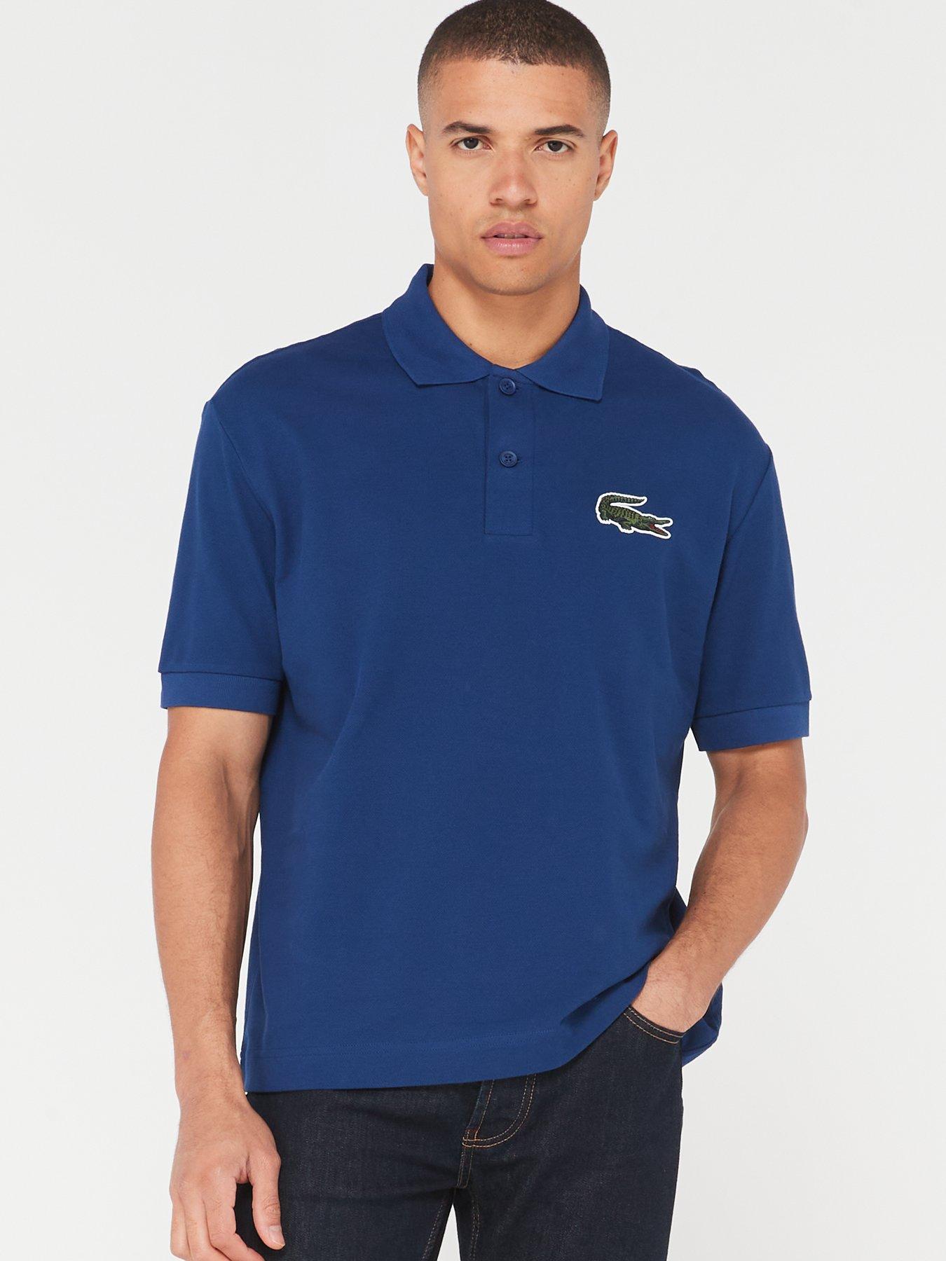 Blue deals lacoste polo