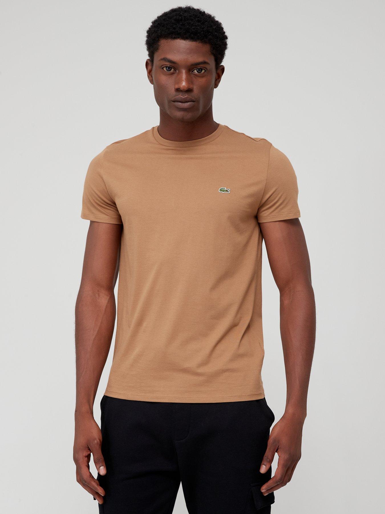 Brown lacoste t outlet shirt