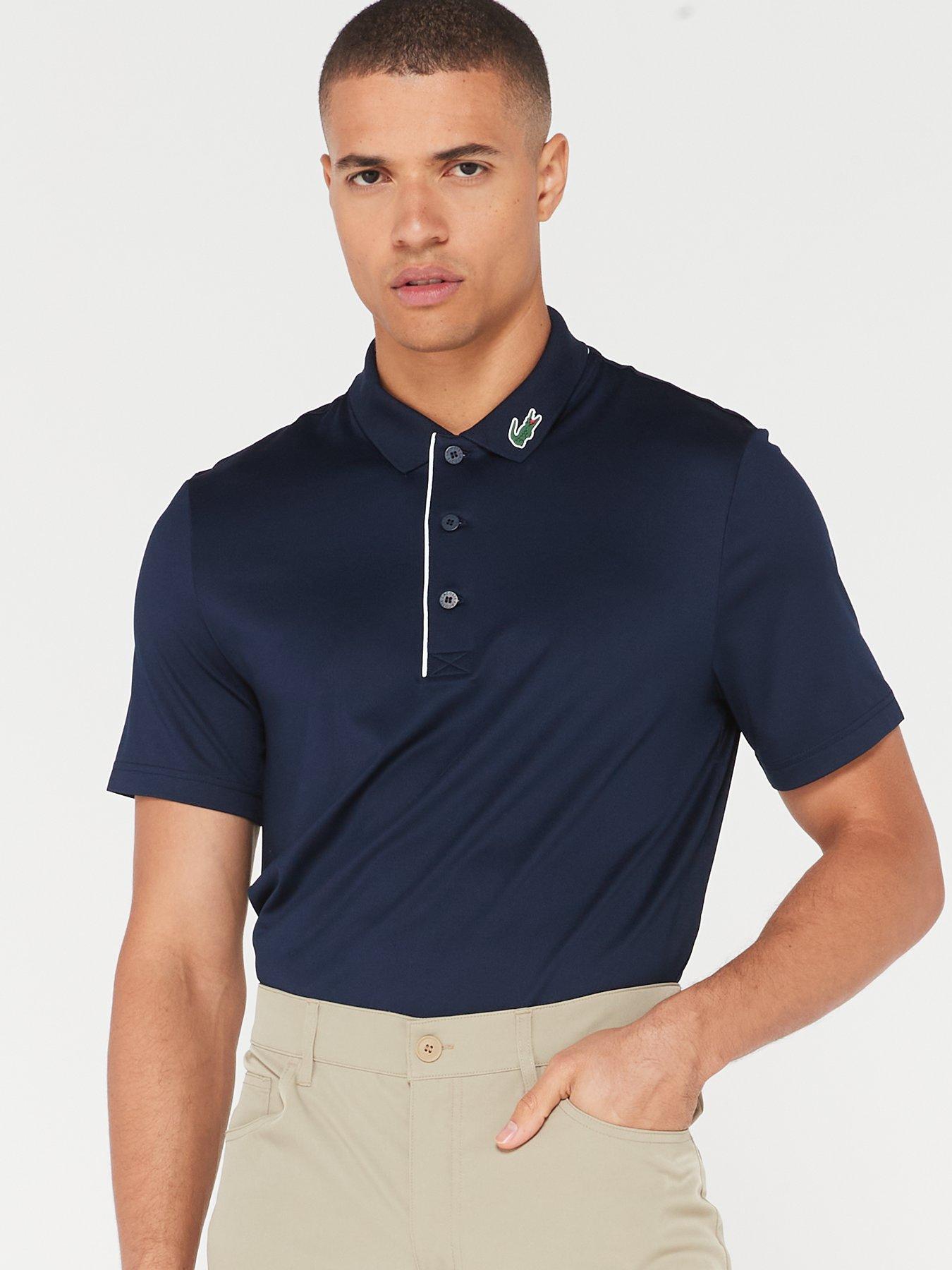 Lacoste Golf Technical Polo Shirt - Dark Blue, Dark Blue, Size M, Men