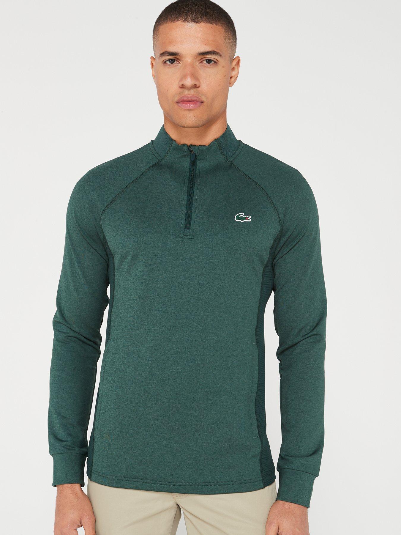 Lacoste zip best sale top