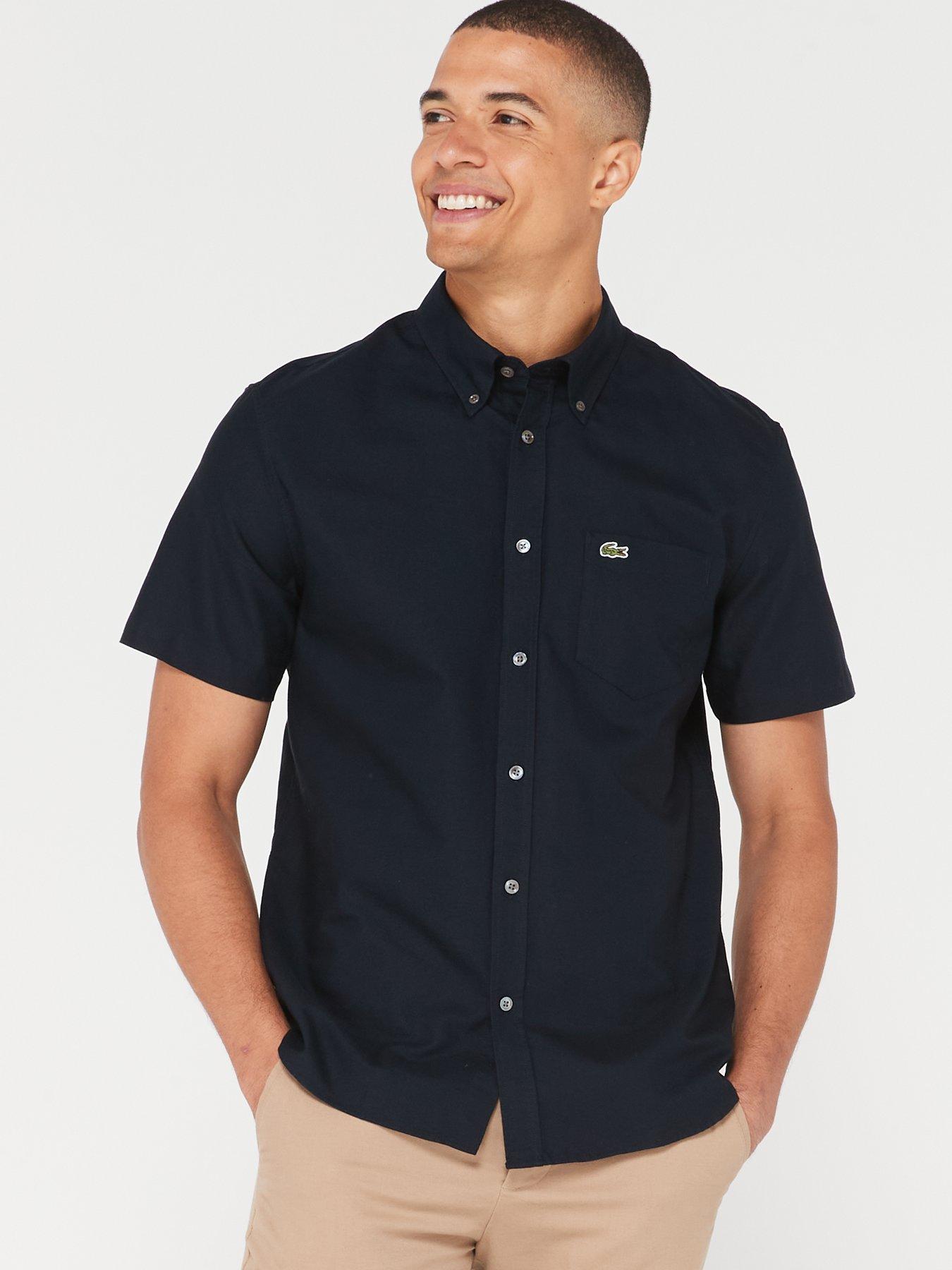 Lacoste short store sleeve oxford shirt