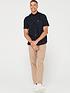  image of lacoste-short-sleeve-oxford-shirt-navy