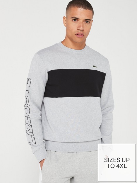 lacoste-colourblock-sweatshirt-light-grey