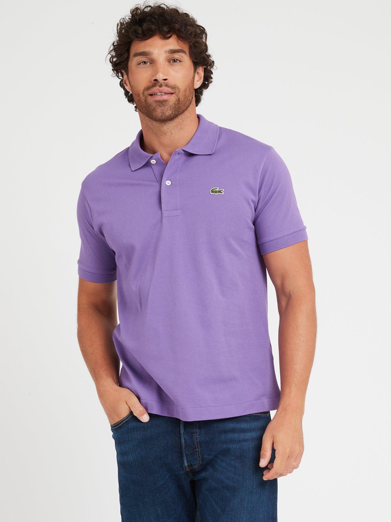 Lacoste polo hotsell shirt purple