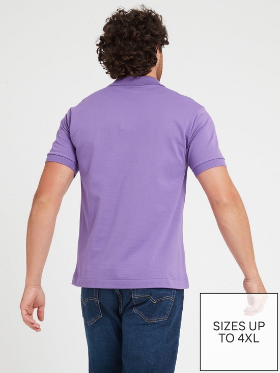 stillFront image of lacoste-l1212-classic-polo-shirt-purple