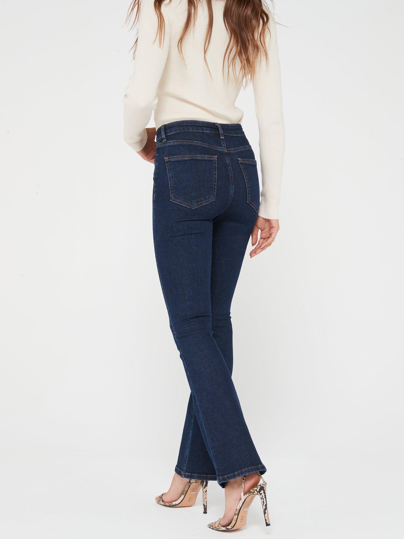 V by Very Forever Flare Jeans - Dark Wash