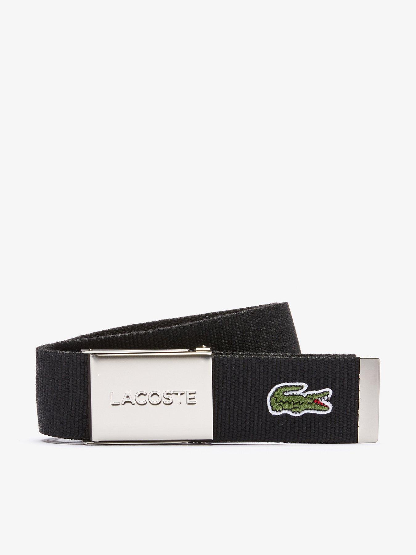 Lacoste belt shop black