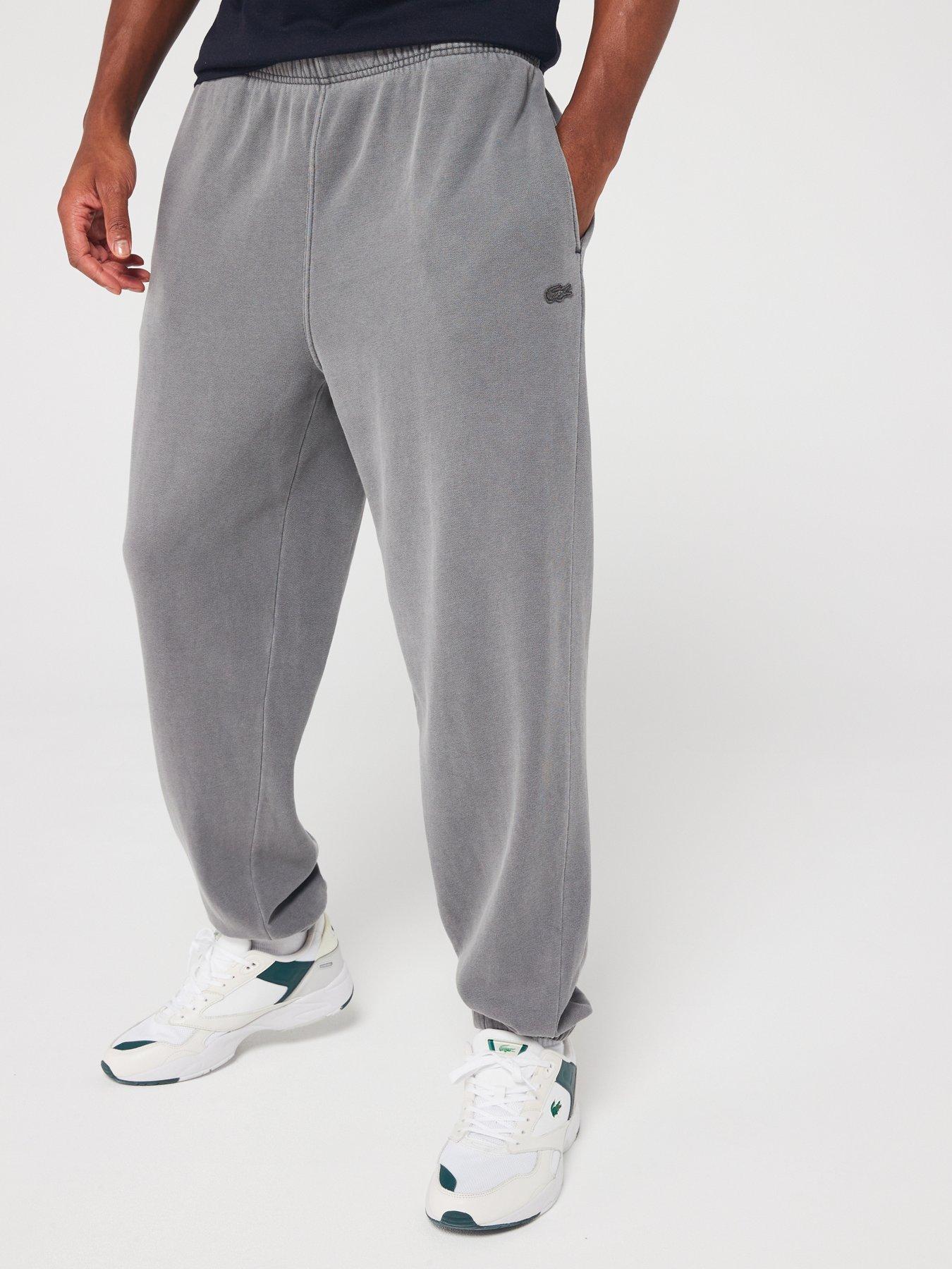 Lacoste hotsell grey joggers