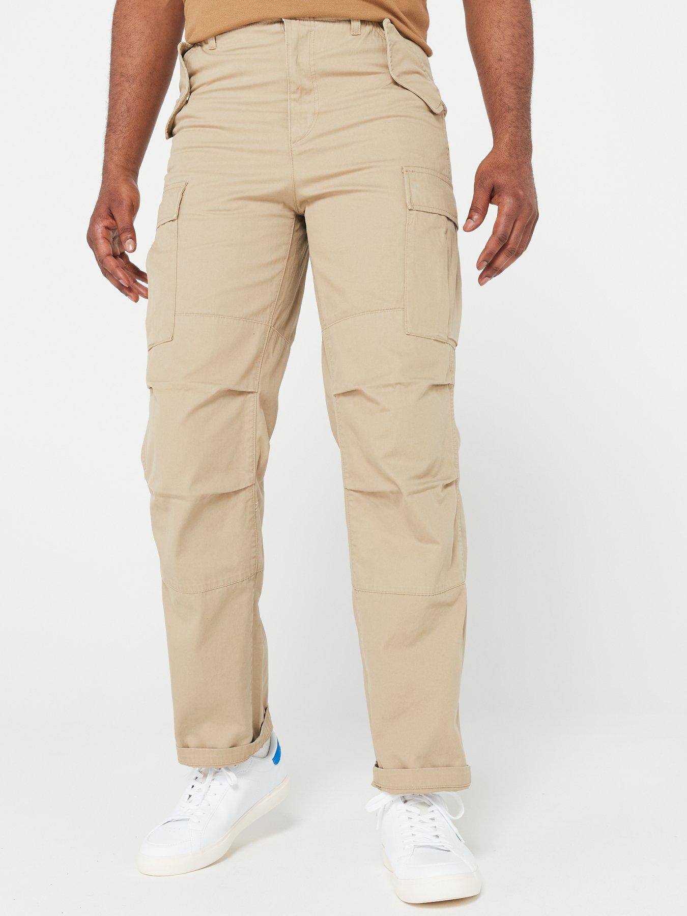 Lightweight cargo 2024 trousers mens