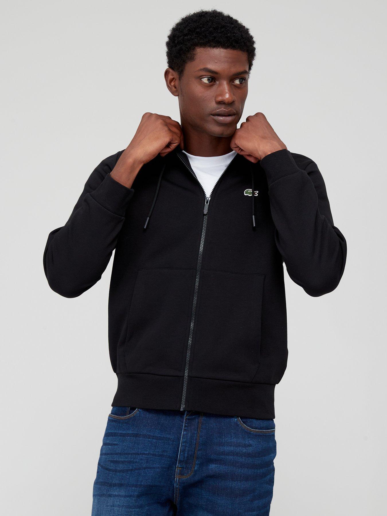 Core Fleece Zip Through Hoodie Black