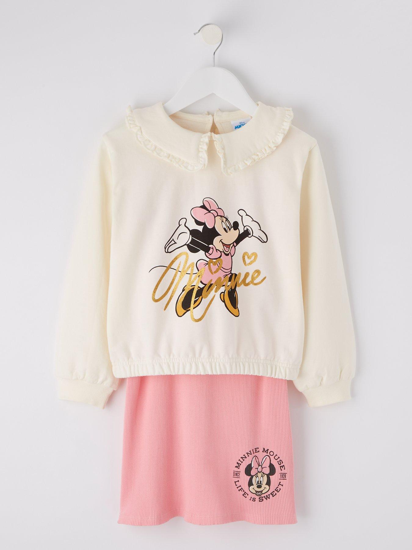 Disney Minnie Mouse Girls Jogger Sweatpants, 2-pack, Sizes 4-6X 