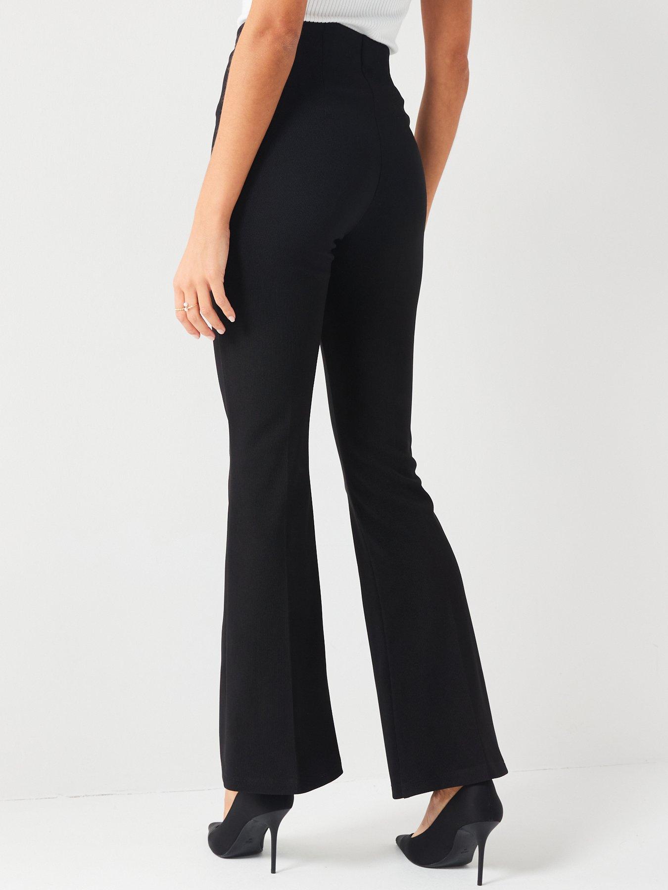 Straight tall trousers - Black - Women - Gina Tricot