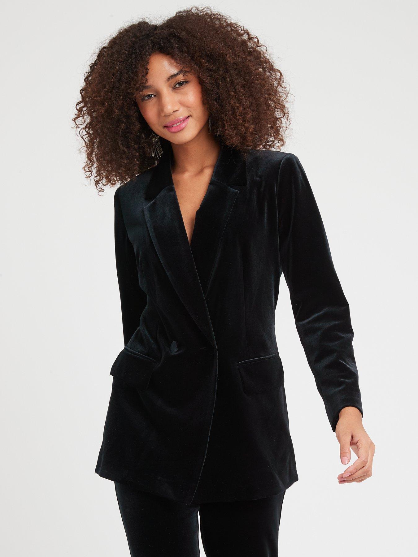 Black hotsell shining blazer