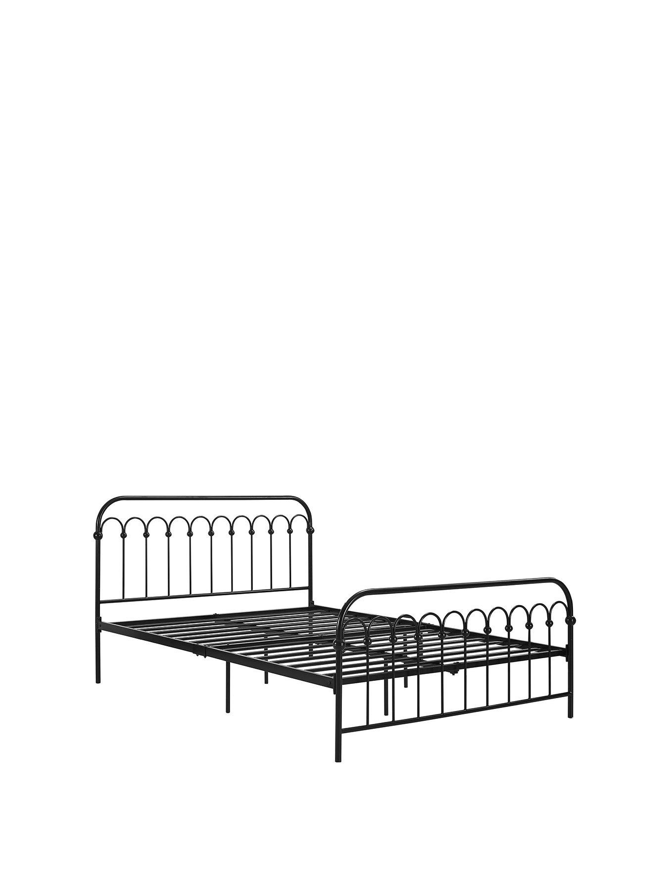 Image 3 of 7 of Novogratz Bright Pop Double Metal Bed Frame - Black