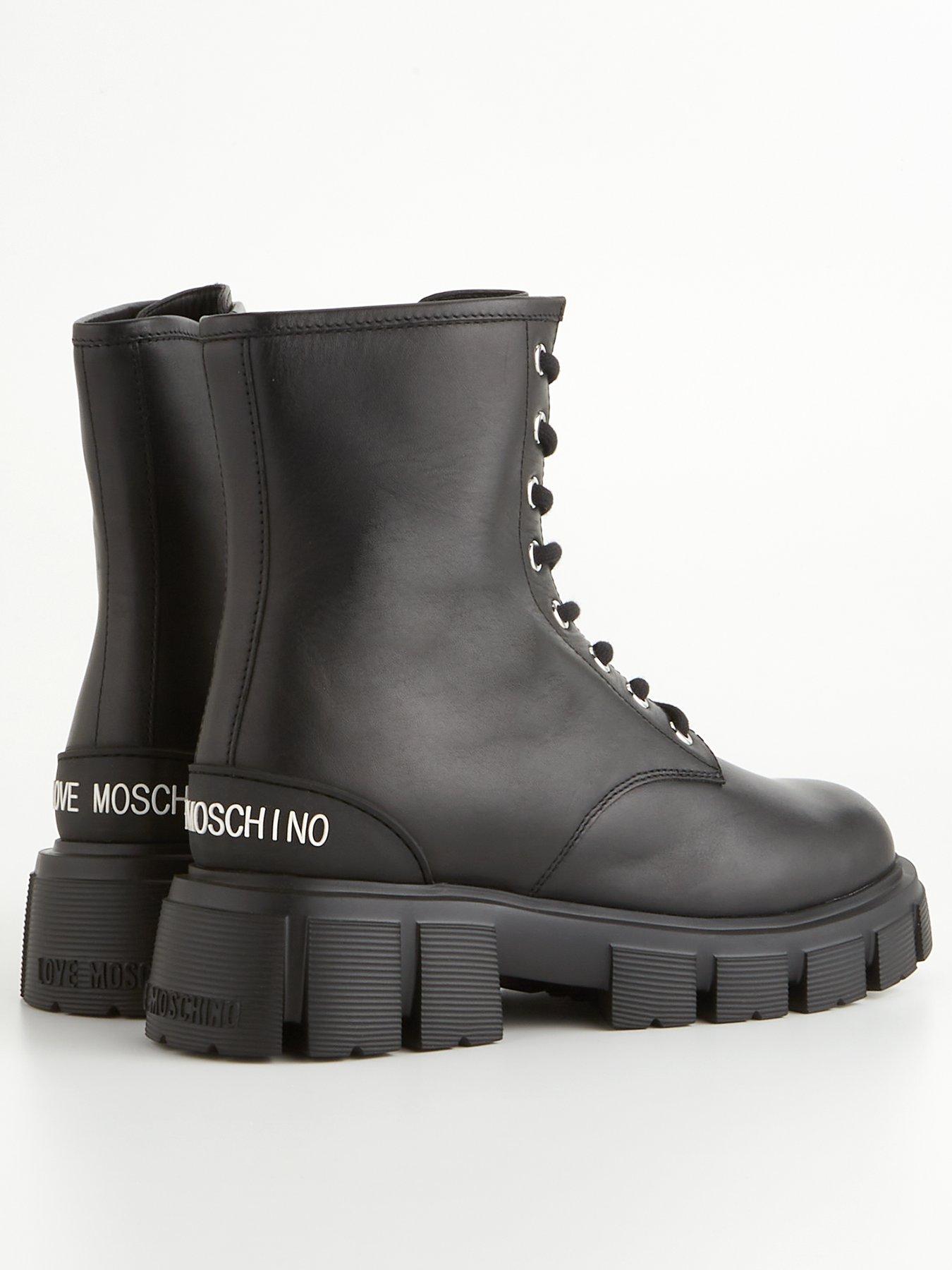 Moschino biker sales boots