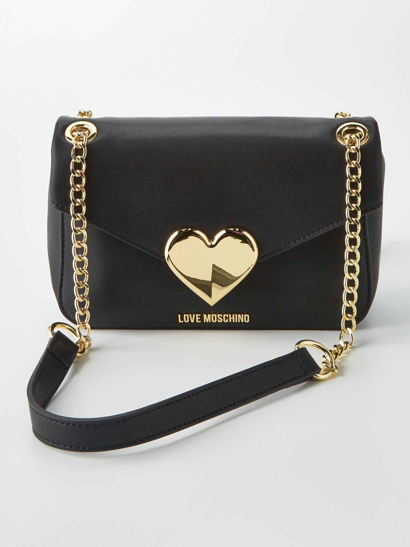 Love moschino heart online bag