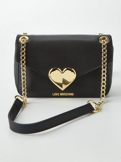 love-moschino-heart-detail-flap-over-shoulder-bag-black