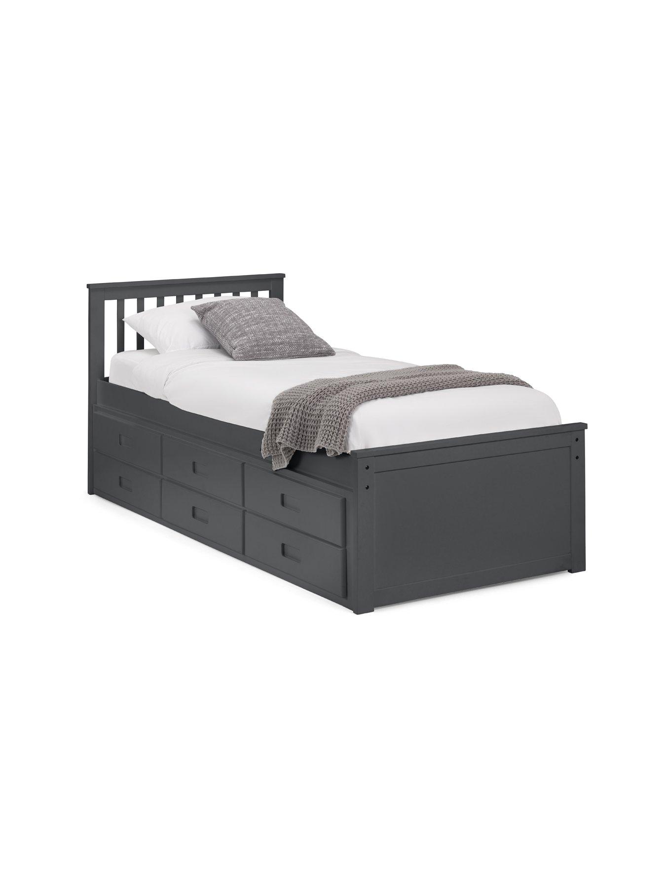Julian Bowen Maise Children's Bed with Pull Out Guest Bed and Drawers