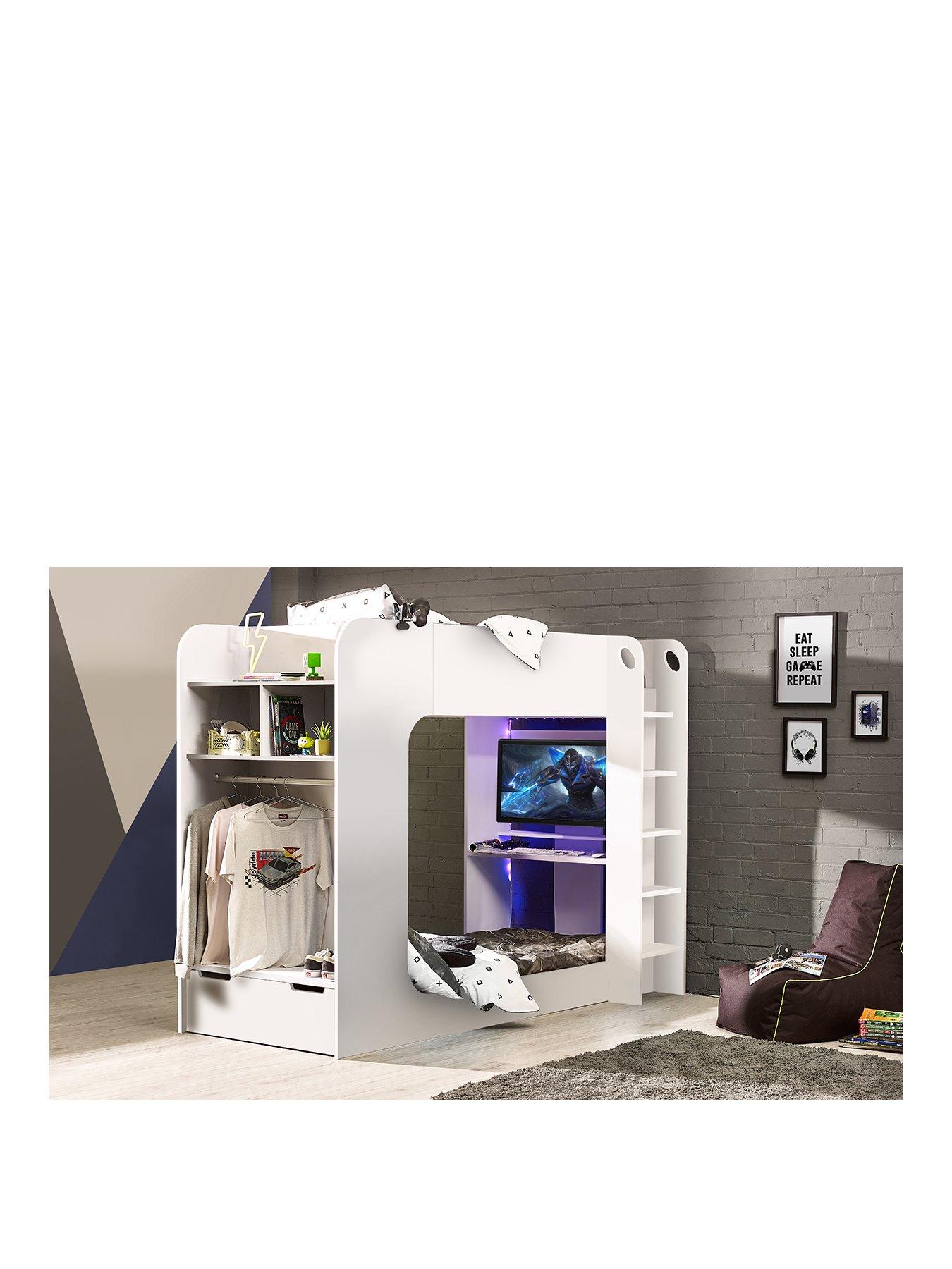 undefined Impact Gaming Bunk Bed - White