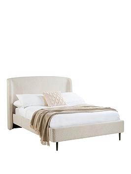 Product photograph of Julian Bowen Eden Boucle Double Bed - 135cm from very.co.uk