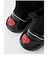  image of love-moschino-chunky-heart-sock-boots-blackblack