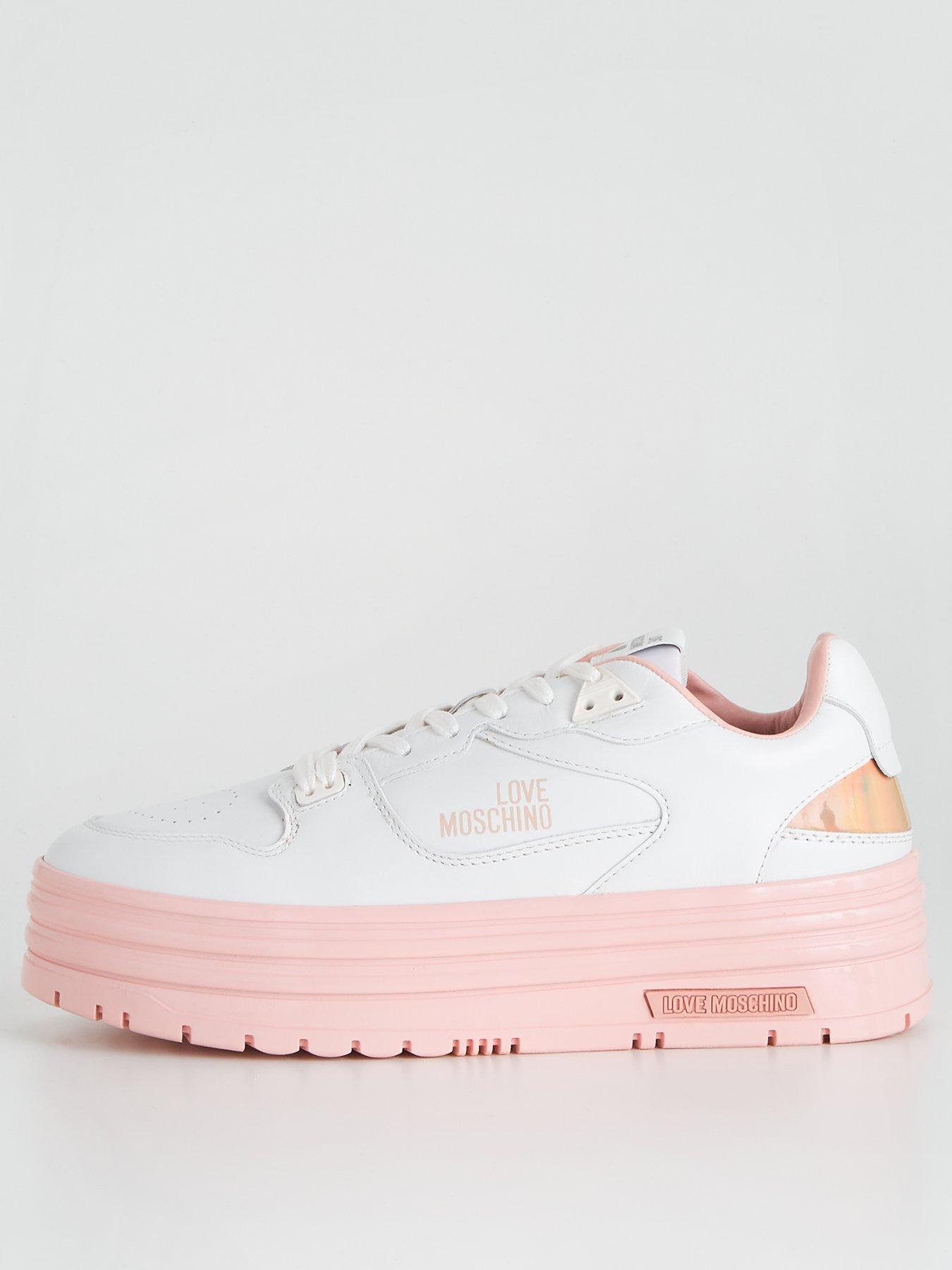 Platform hot sale trainers pink