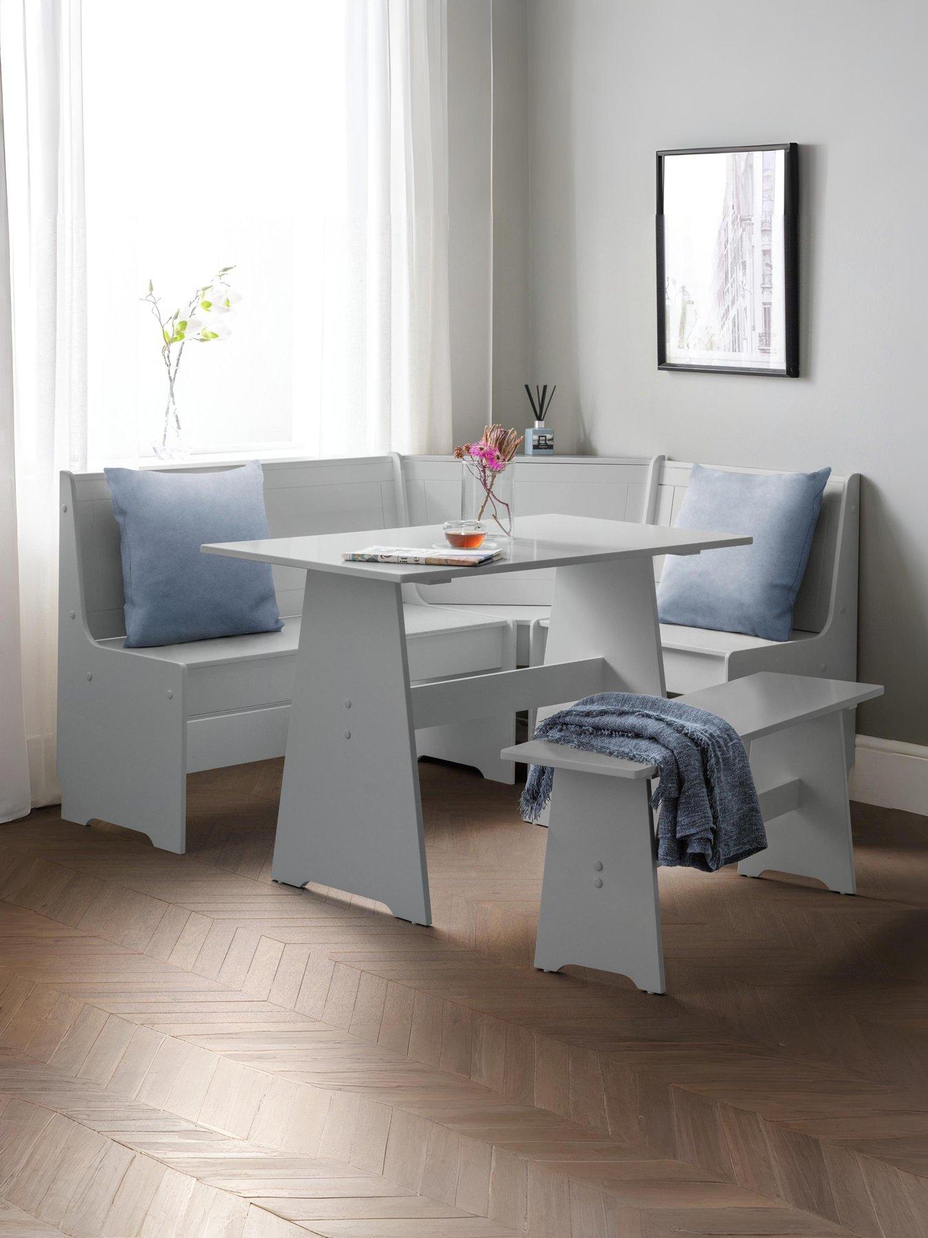 Julian Bowen Newport Corner Dining Set with Storage Bench