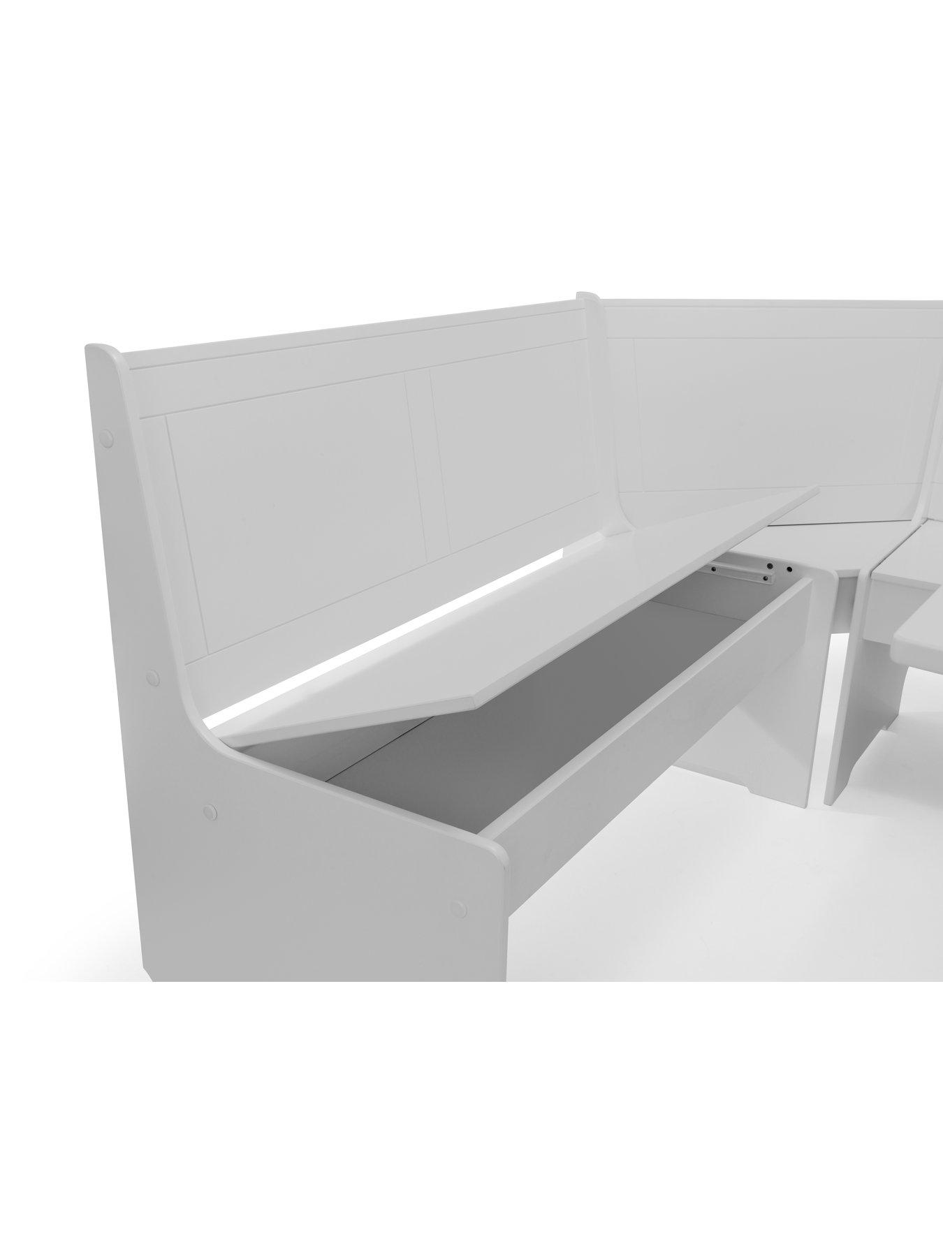 Image 5 of 6 of Julian Bowen Newport Corner Dining Set with Storage Bench