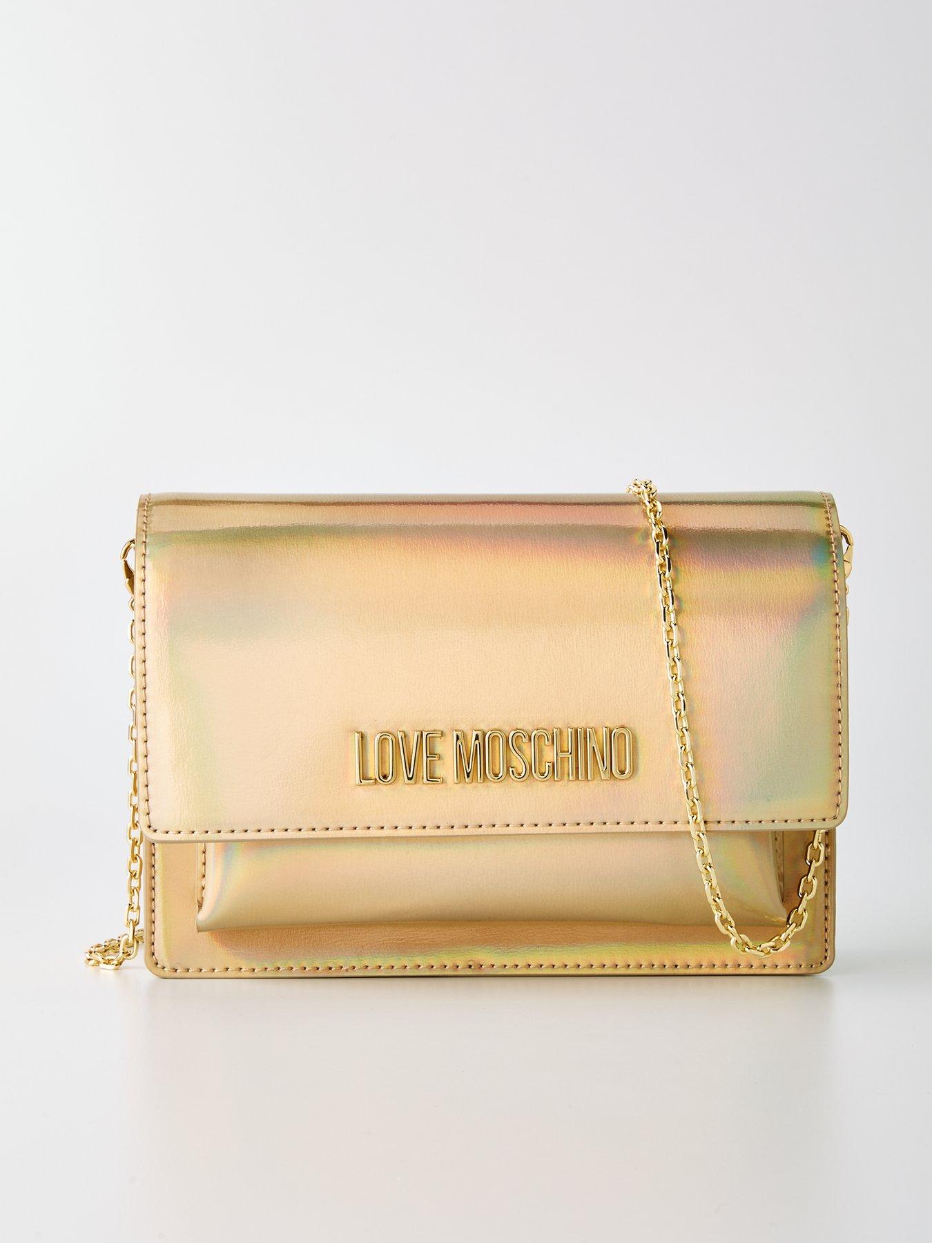 Love moschino cheap gold clutch