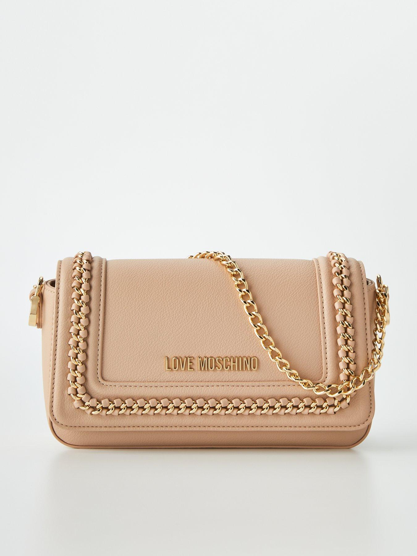 Cream moschino bag new arrivals