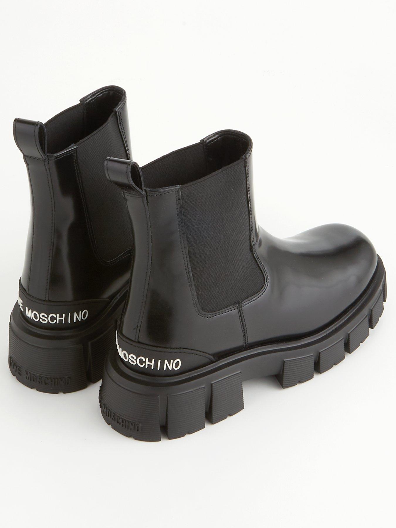 Love moschino flatform ankle hot sale boots