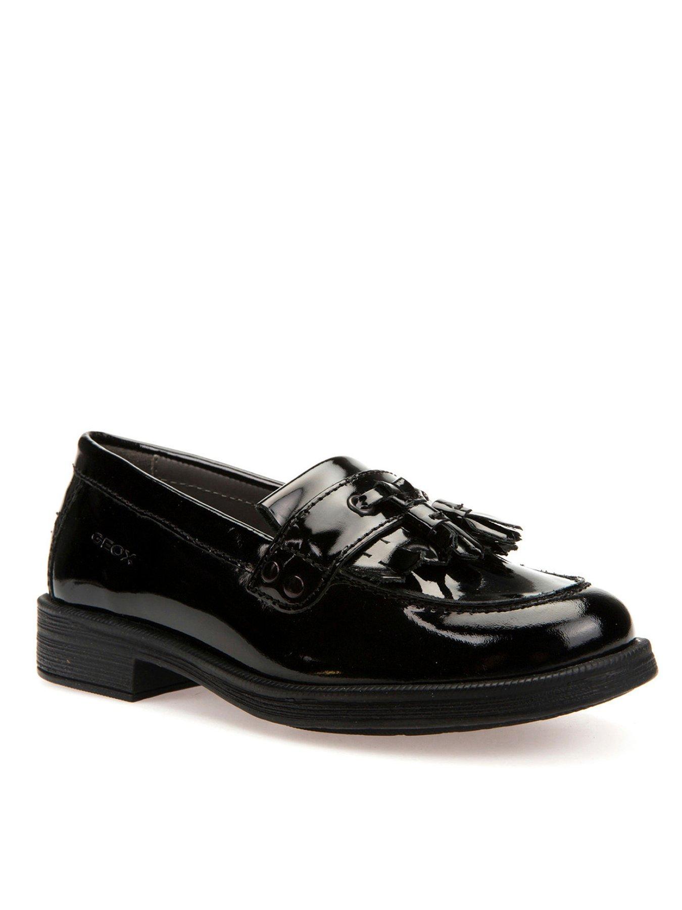 Geox patent outlet loafers