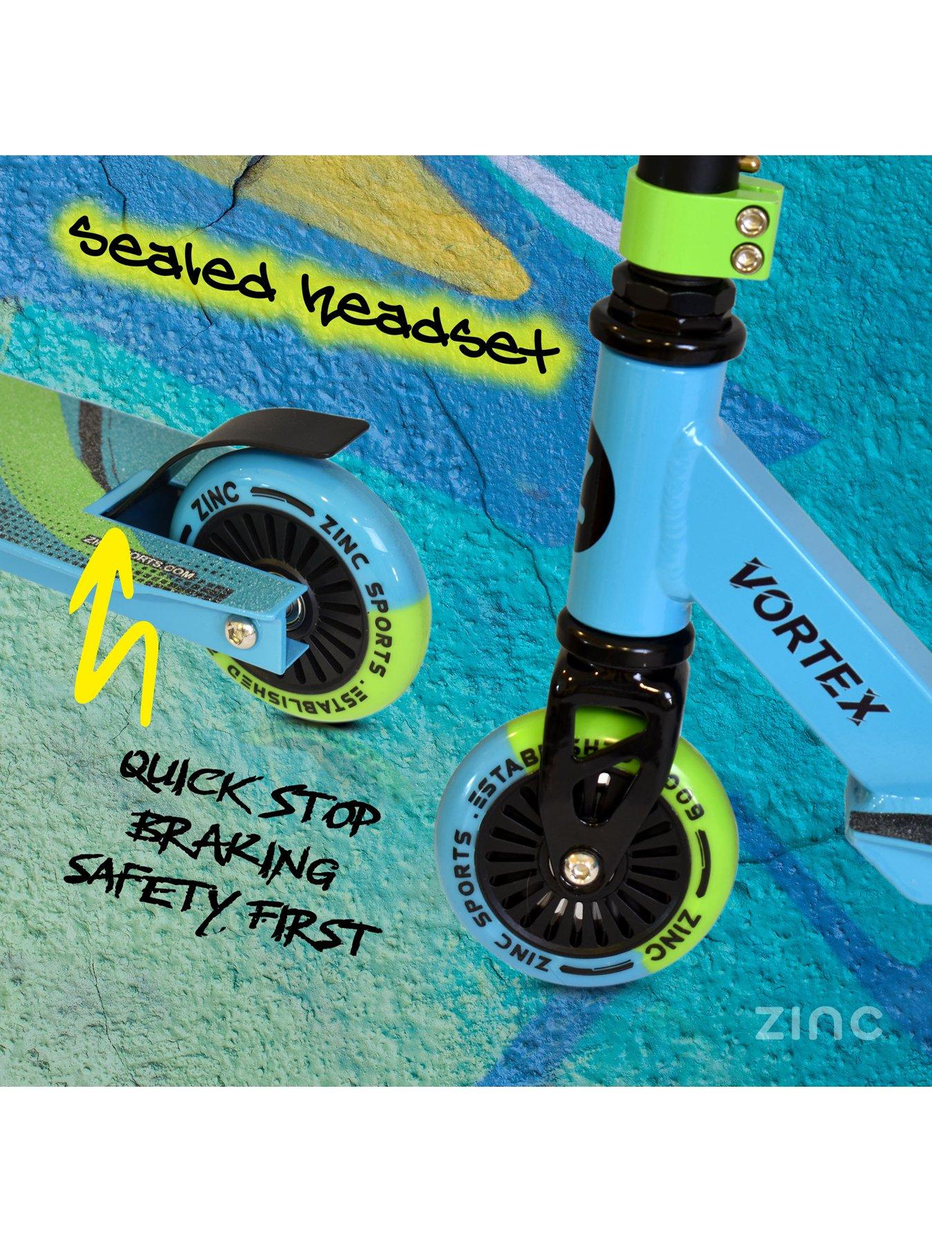 Image 5 of 7 of Zinc Vortex Stunt Scooter - Blue/Green
