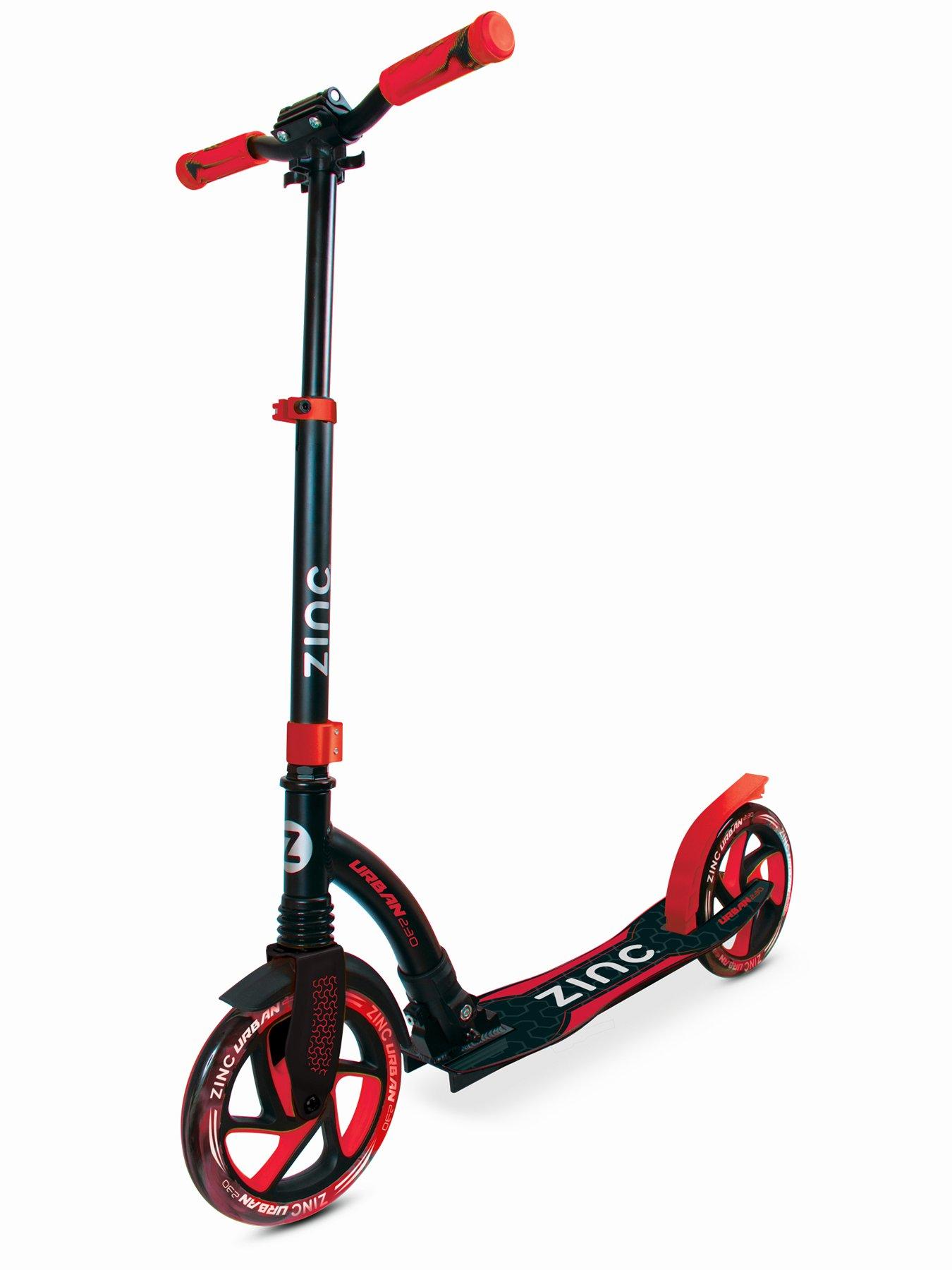 Wheeled　Scooter　Urban　Zinc　230mm　Big　(Red)
