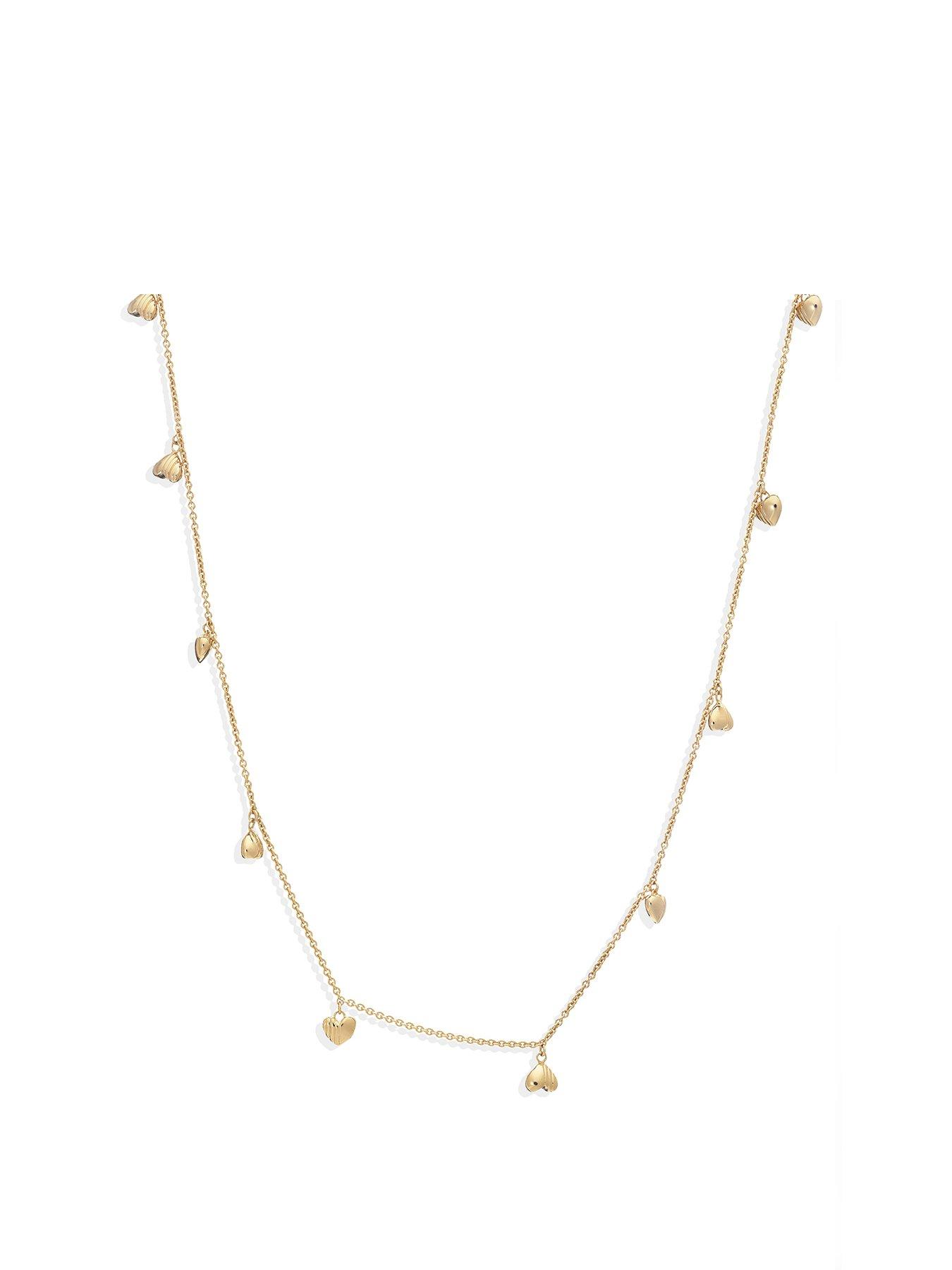 undefined Untamed Deco Hearts Gold Necklace