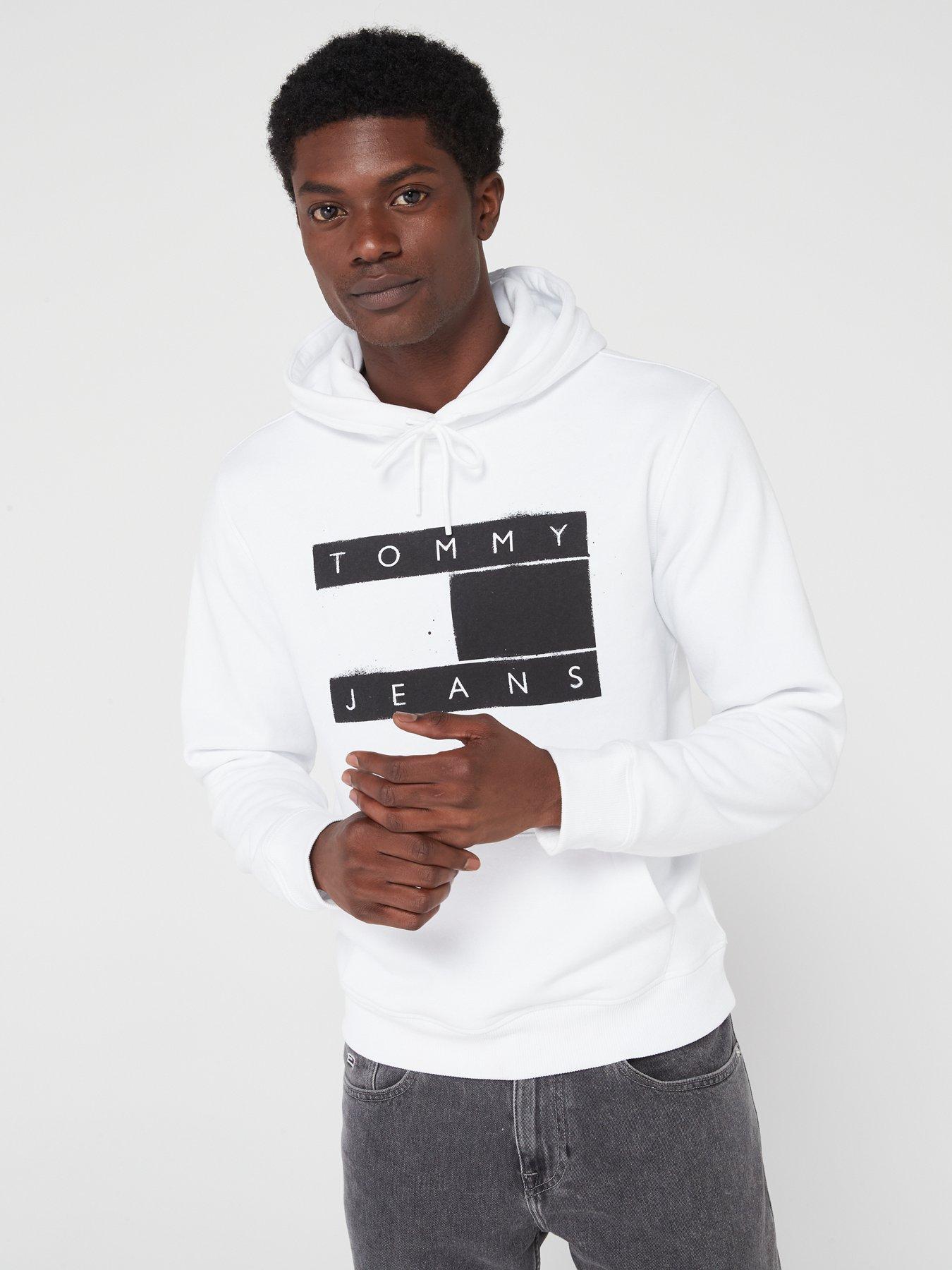 White tommy deals hoodie