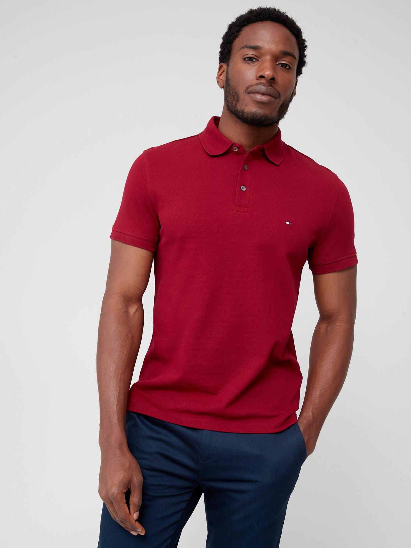 red tommy polo