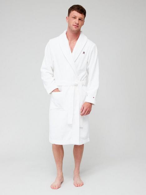 tommy-hilfiger-embroidered-logo-bathrobe-whitenbsp