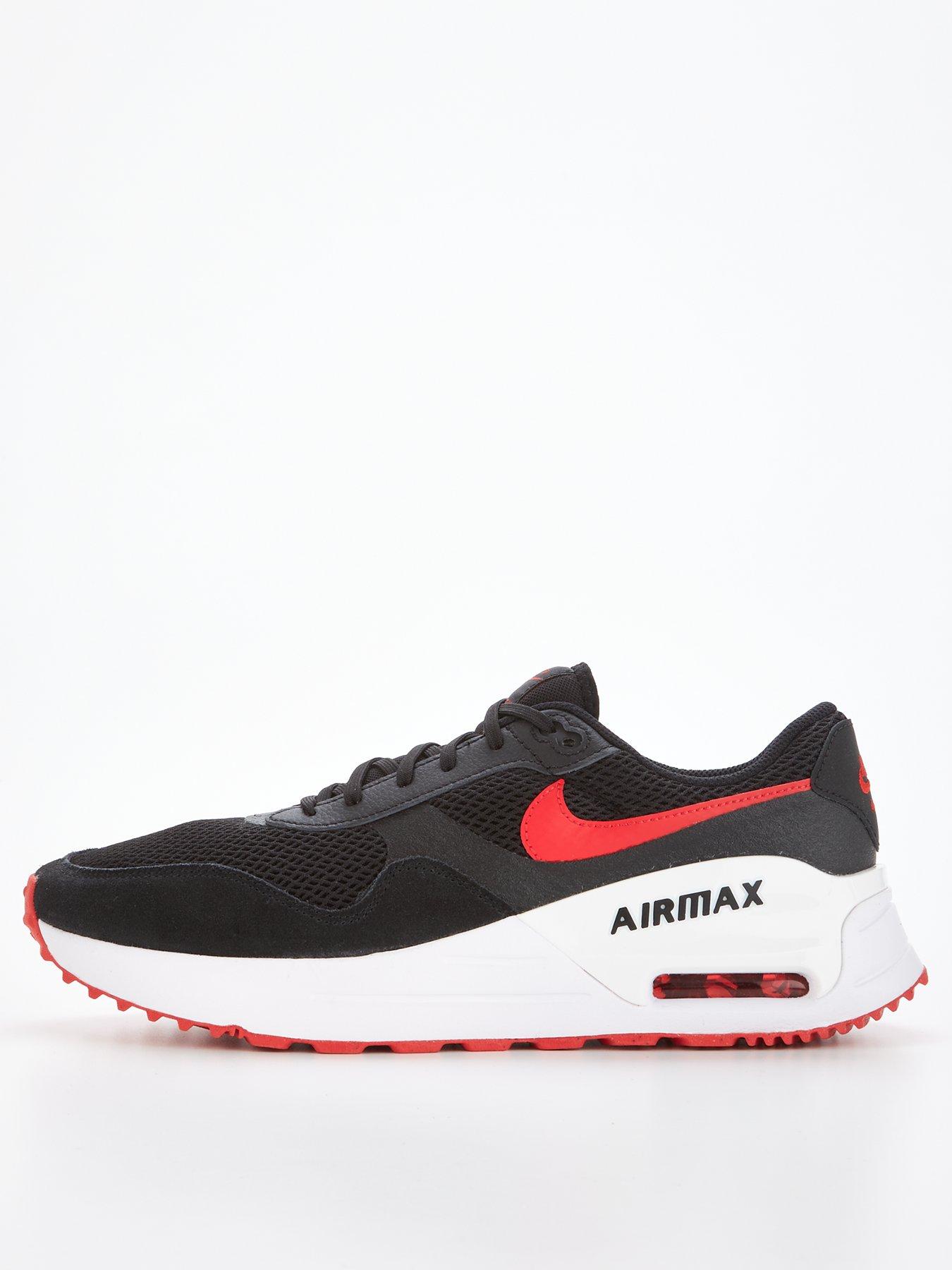 Nike air max sales red and black 217