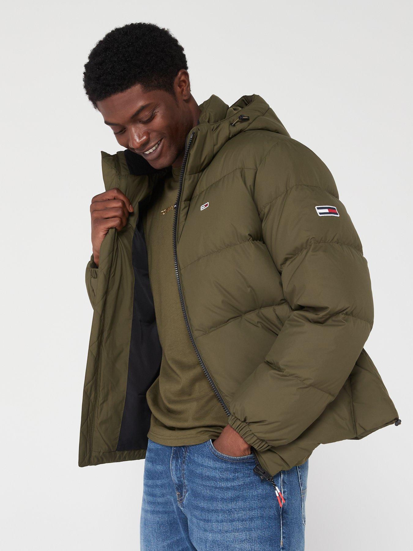 Tommy jeans green on sale jacket