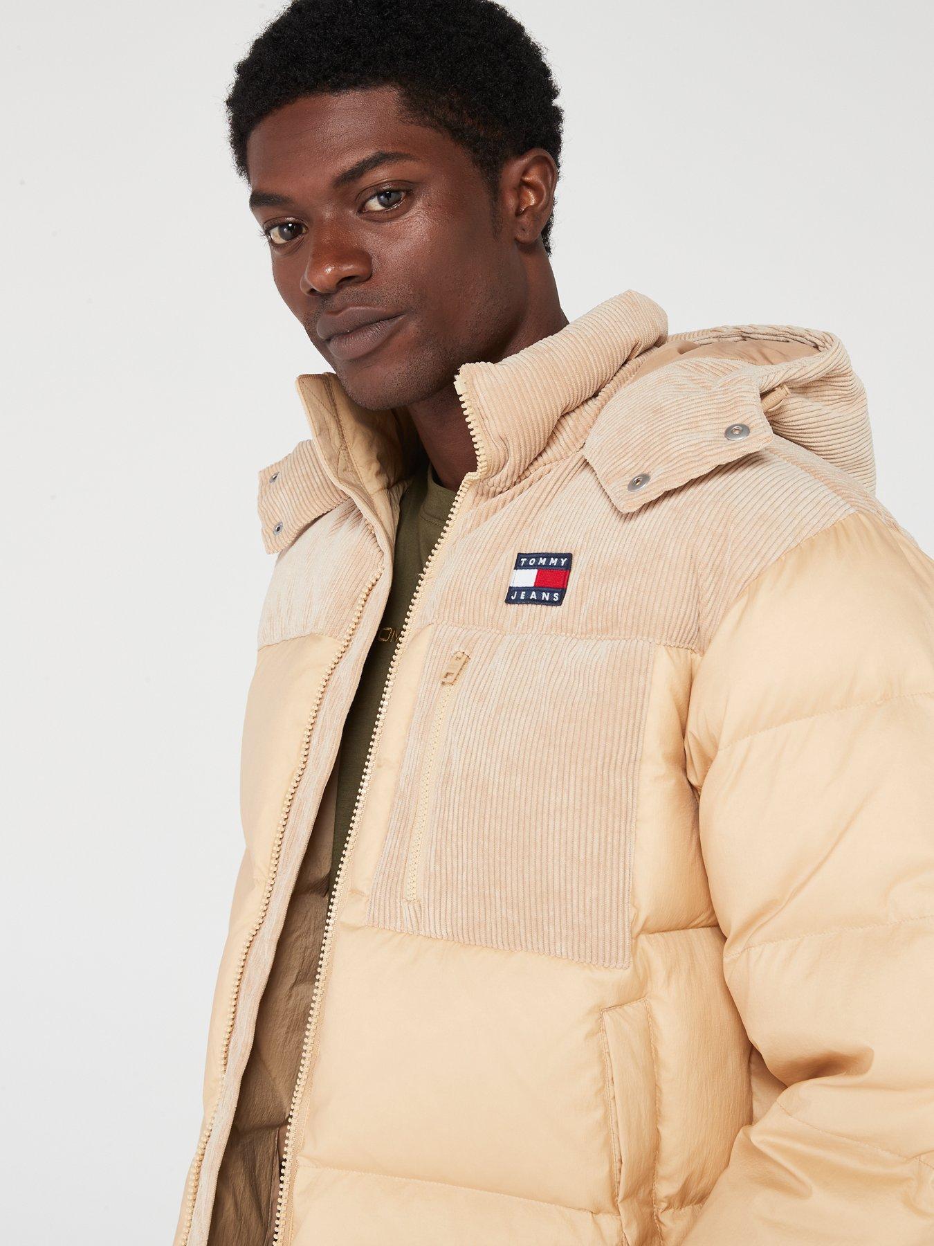 Corduroy puffer jacket tommy hilfiger online