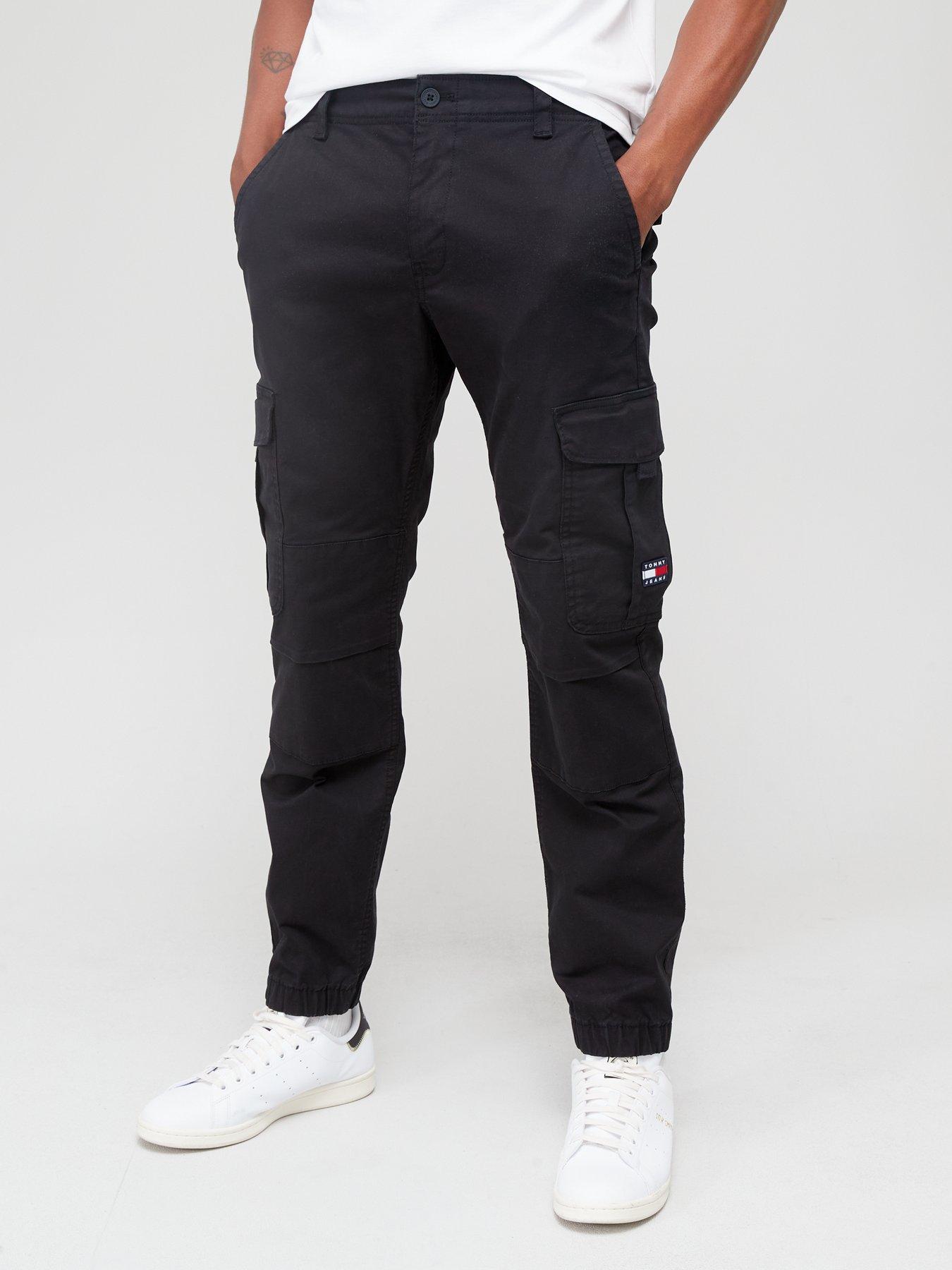 Tommy Jeans ETHAN - Cargo trousers - twilight navy/dark blue