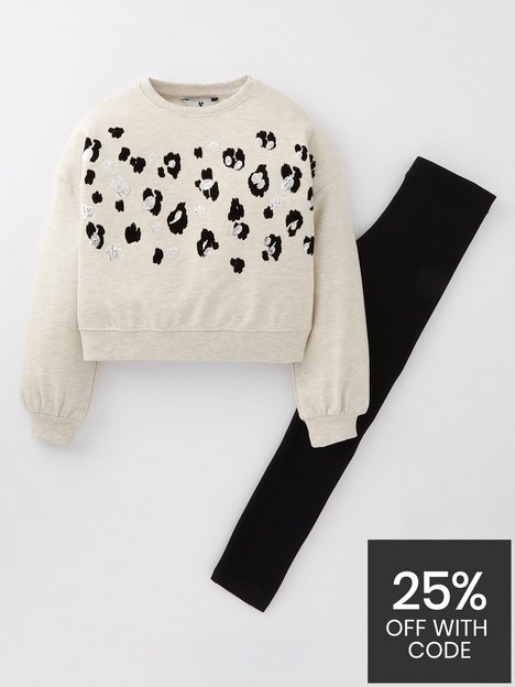 v-by-very-girls-sequin-animal-sweat-and-legging-set