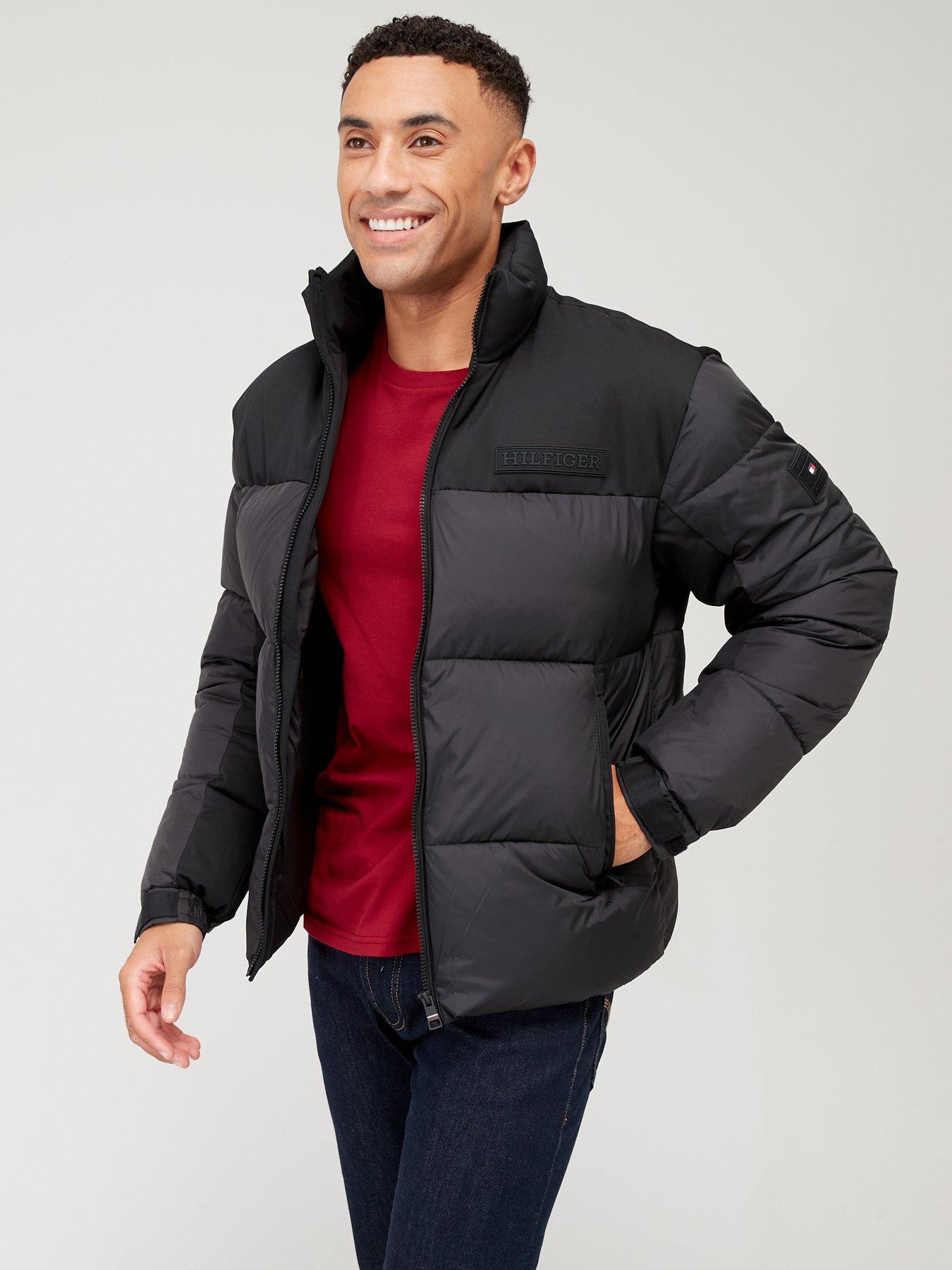 Tommy jeans quilted over the head hot sale padded jacket