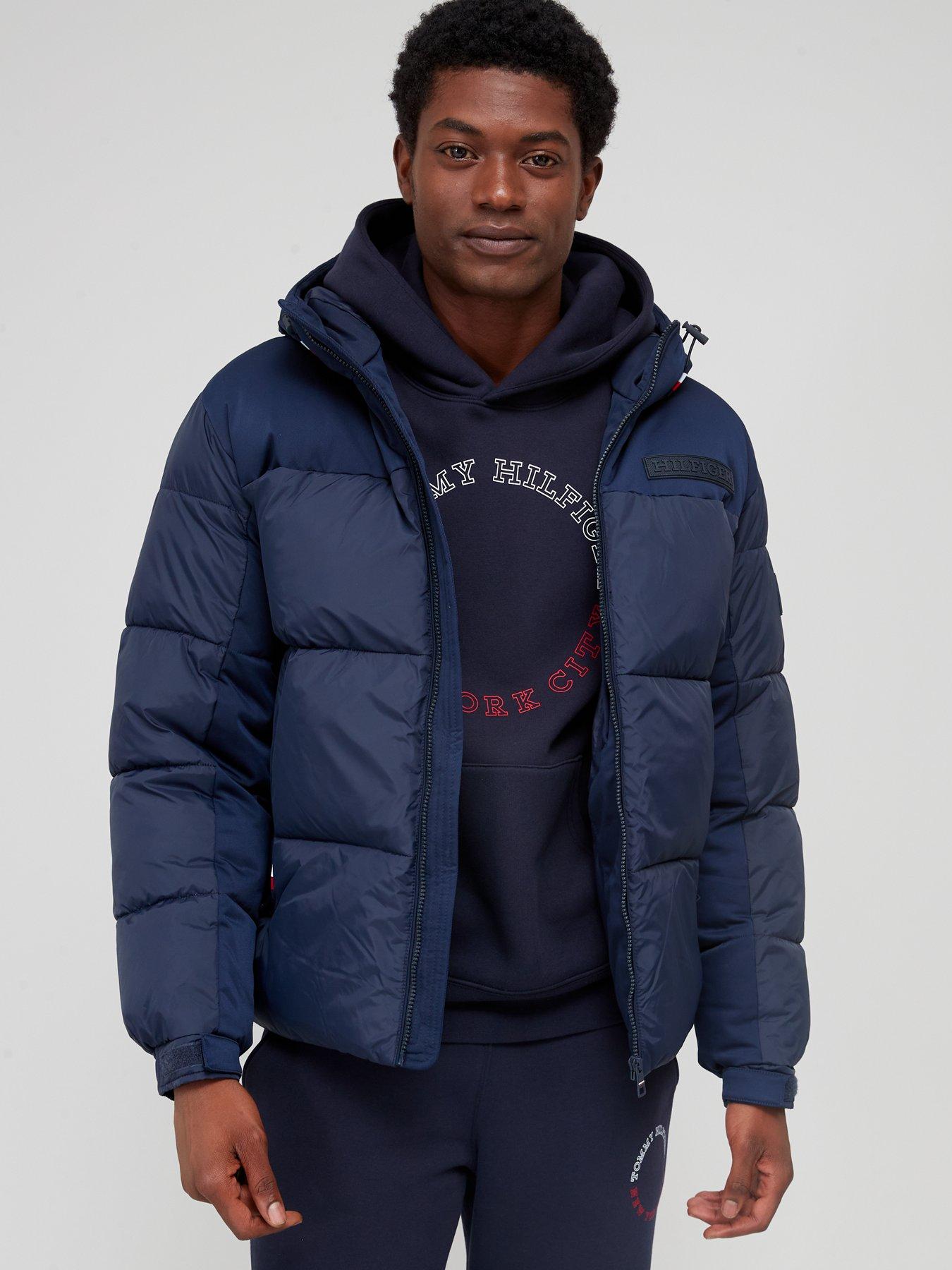 Tommy hilfiger men's hooded sales jacket