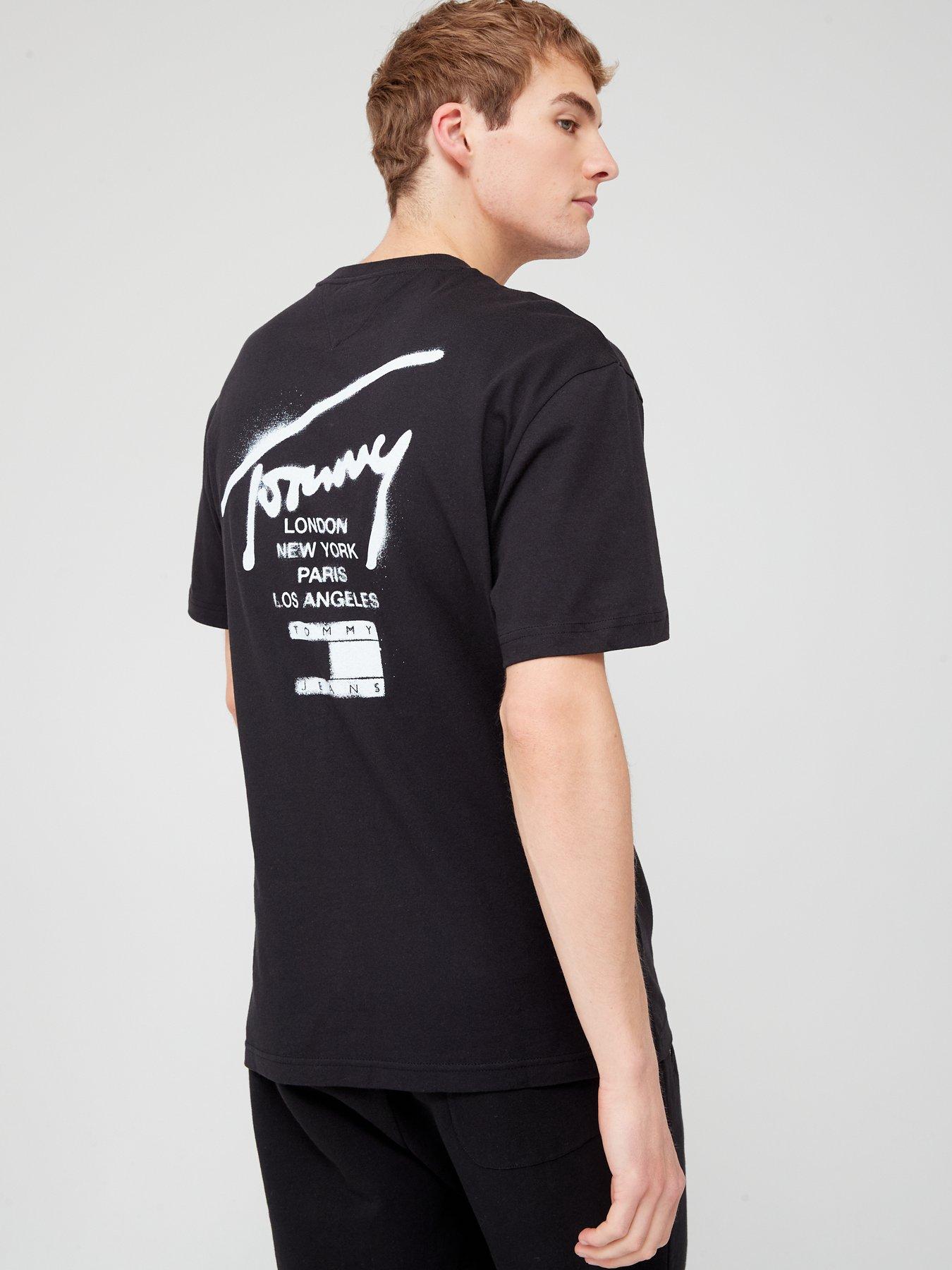 Tommy jeans deals t shirt signature