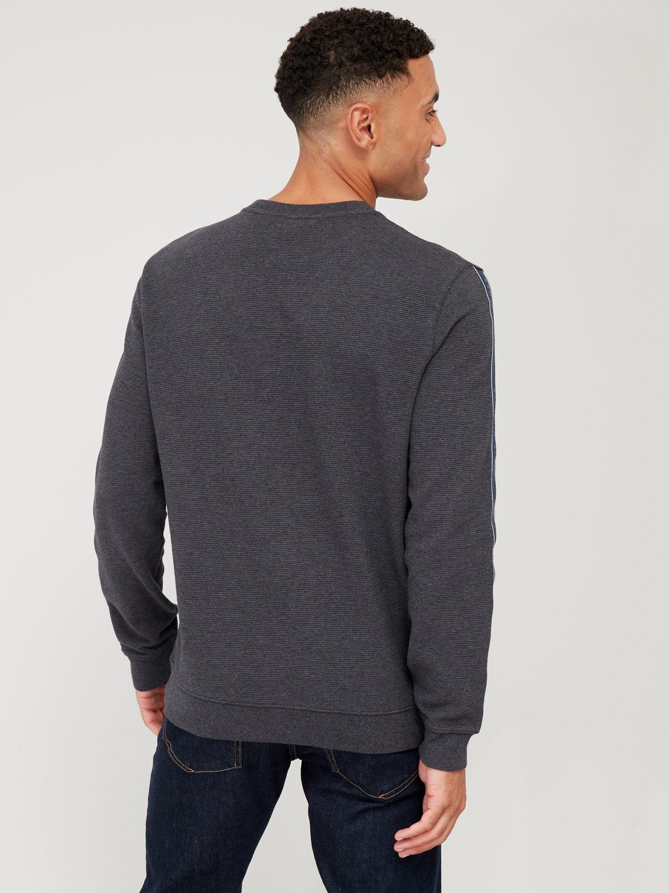 Tommy hilfiger best sale taped sweatshirt grey